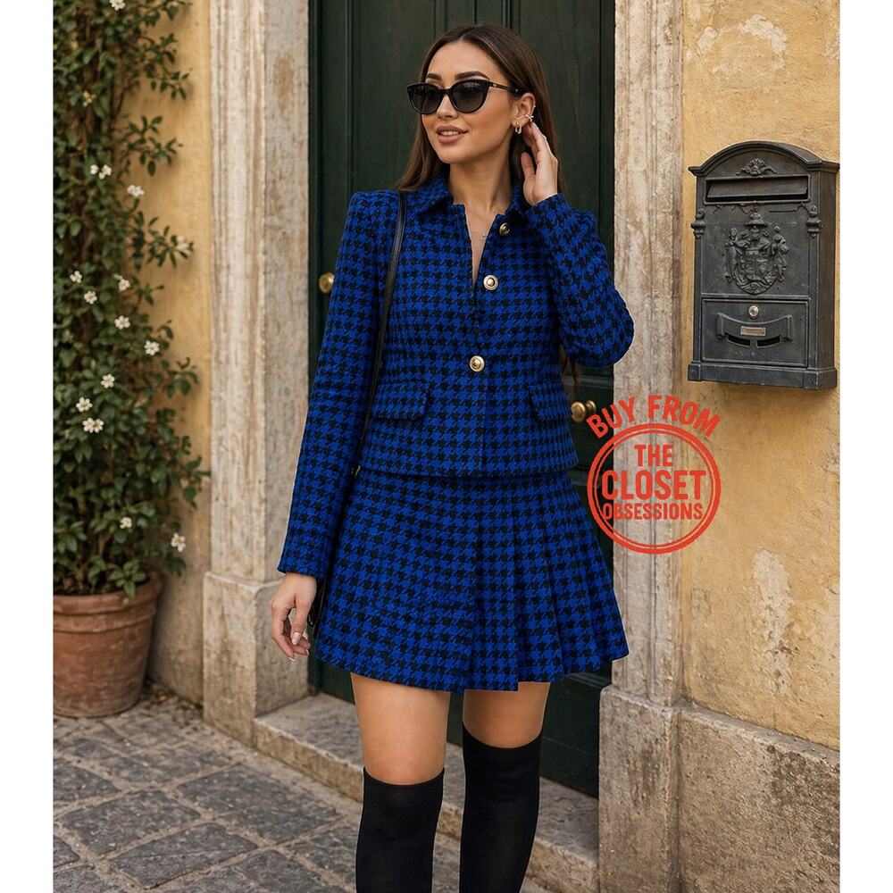 BLOGGER FAVE!!! ZARA Houndstooth Blazer - Picture 3 of 16